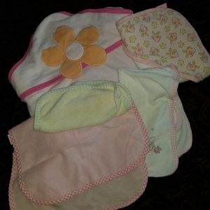 Baby girl towels